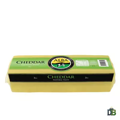Alba Cheddar Cheese Block- 2 KG