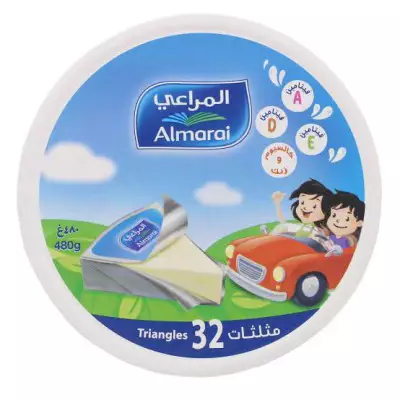 Almarai Triangle Cheese 32 Portions- 480g