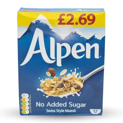 Alpen Cereal No Added Sugar- 550Gm