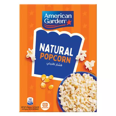 American Garden Popcorn Natural, 273g