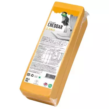Arla Mild Cheddar Cheese Block- 2.5 KG