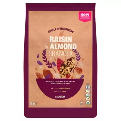 ASDA Raisin & Almond Granola- 1kg​