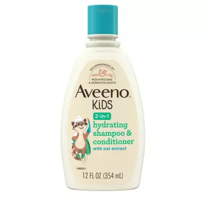 Aveeno Kids 2-in-1 Hydrating Shampoo & Conditioner With Oat Extract- 12 fl oz (354 mL)