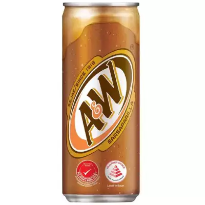 A&W Sarsaparilla Sparkling Flavoured Drink- 320mL