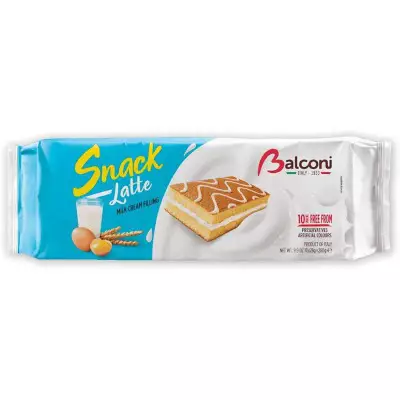 Balconi Snack Latte with Cream Filling Cake - 280G