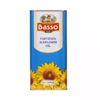 Basso Sunflower Oil - 5 ltr