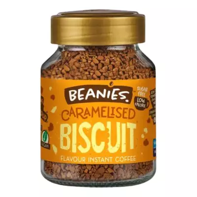 Beanies Caramelised Biscuit Flavoured Instant Coffee- 50 GM