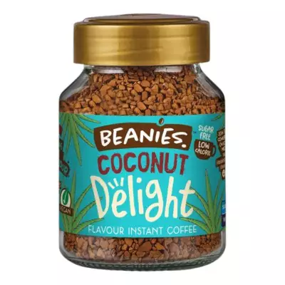 Beanies Coconut Delight Flavoured Instant Coffee- 50 GM