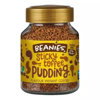 Beanies Sticky Toffee Pudding Flavoured Instant Coffee- 50 GM
