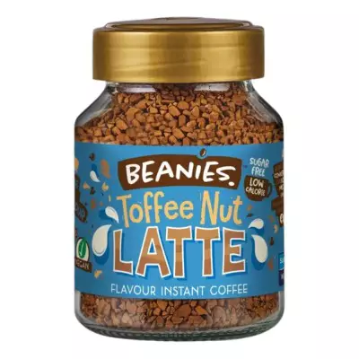 Beanies Toffee Nut Latte Flavoured Instant Coffee- 50 GM