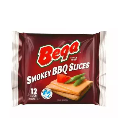 Bega Smokey BBQ Slice- 200 gm (12 Slices)