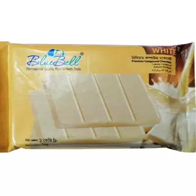 Bluebell Premium White Chocolate Bar- 1 Kg