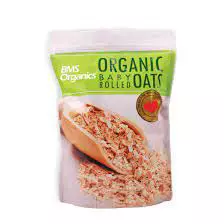 BMS ORGANICS Organic Baby Rolled Oats- 500gm