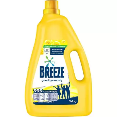 Breeze Goodbye Musty Liquid Detergent- 3.6Kg