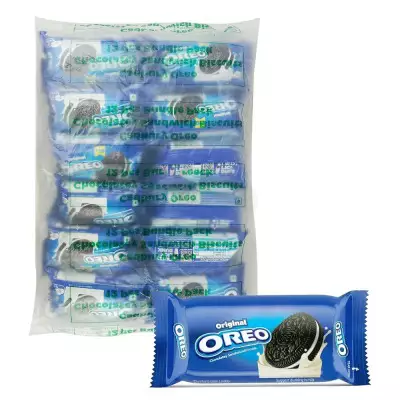 Cadbury Oreo Chocolatey Sandwich Biscuits 12 PC'S Bundle Pack (Vanila)