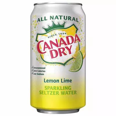 Canada Dry Lemon Lime Sparkling Seltzer Water- 355 mL
