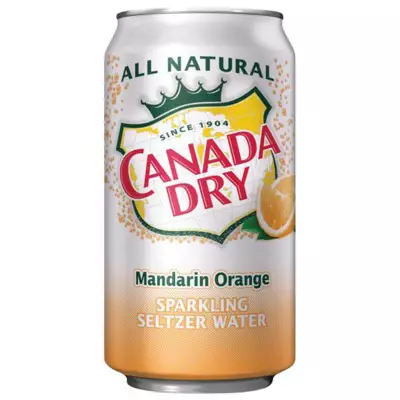 Canada Dry Mandarin Orange Sparkling Seltzer Water- 355 mL