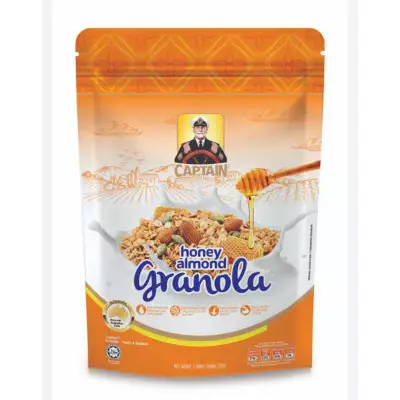 CAPTAIN HONEY ALMOND OATS GRANOLA- 250gm