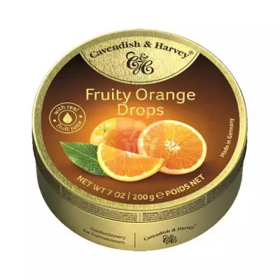 Cavendish & Harvey Fruity Orange Drops 200g