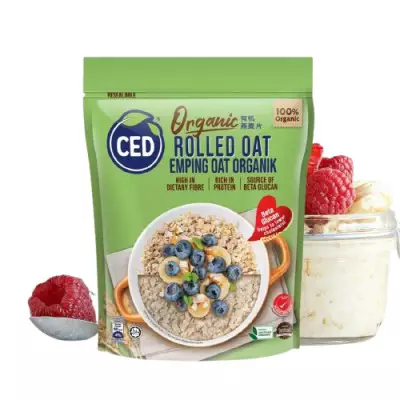 CED Organic Rolled Oats- 450g