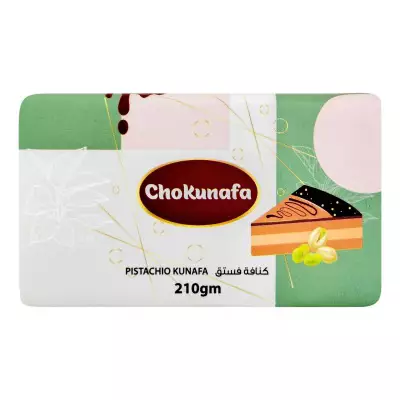 ChoKunafa Pistachio Kunafa Chocolate- 210 g