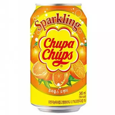 Chupa Chups Sparkling Orange Cream Flavour- 345 mL