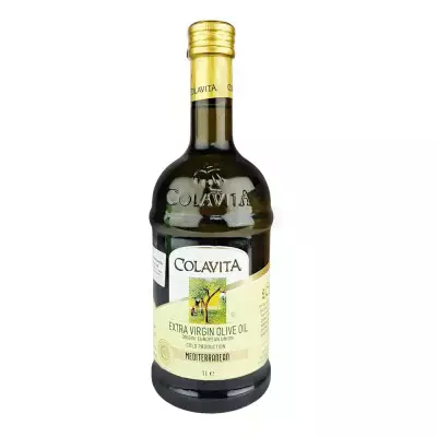 Colavita Extra Virgin Olive Oil Mediterranean (Cold Production) Glass Bottle– 1 L [LIMITED OFFER]