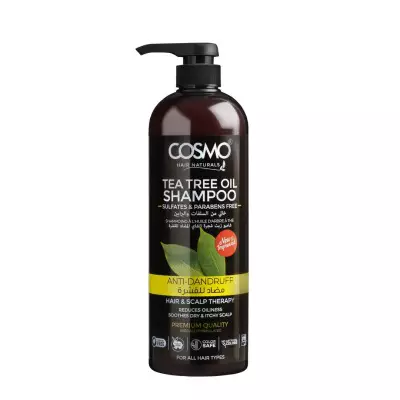 Cosmo Hair Naturals Tea Tree Oil Shampoo Anti- Dandruff- 1000mL