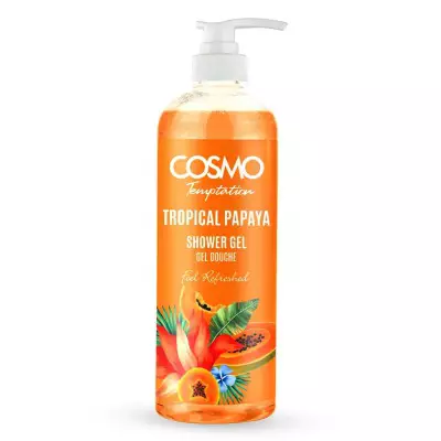 Cosmo Temptation Tropical Papaya Shower Gel- 1000mL (33.8 FL OZ)
