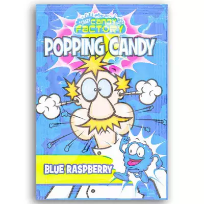 Crazy Candy Factory Popping Candy Blue Raspberry (UK)- 7g