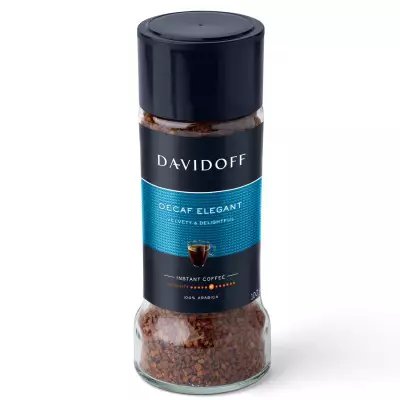 Davidoff Decaf Elegant Instant 100% Arabica Velvety & Delightful Instant Coffee- 100g