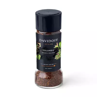 Davidoff Origins Colombia Flavour Instant Coffee, 100% Arabica,  11/12 Intensity - 3.53 Oz 90g