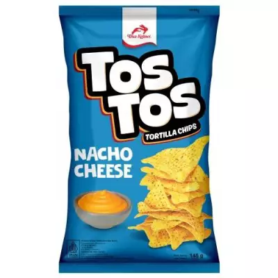 Dua Kelinci TOSTOS Tortilla Chips Nacho Cheese Flavor- 145g