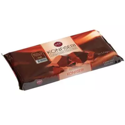 Elit Dark Compound Chocolate Block- 2.5 Kg