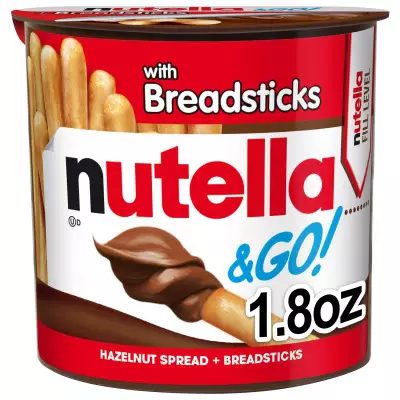 FERRERO NUTELLA & GO! HAZELNUT SPREAD WITH BREADSTICKS- 52 gm