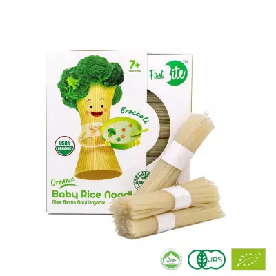 First Bite Organic Baby Rice Noodle (Broccoli)- 180g [CLONE]