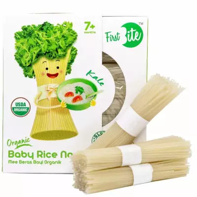 First Bite Organic Baby Rice Noodle (Kale)- 180g