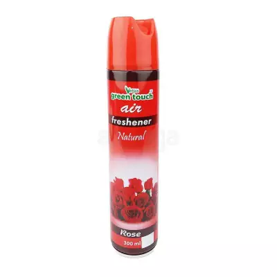Fresco Green Touch Natural Rose Air Freshener- 300mL