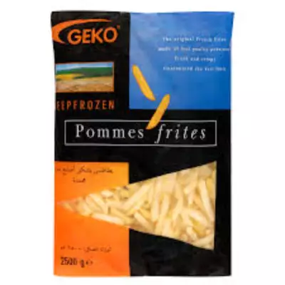 GEKO Coated And Extra Crunchy French Fries- 2.5 Kg