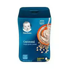 Gerber Oatmeal cereal 227gm
