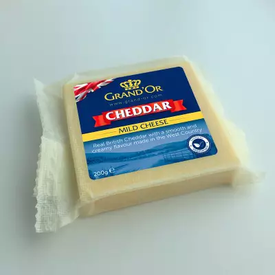 GRAND'OR CHEDDAR MILD CHEESE- 200GM