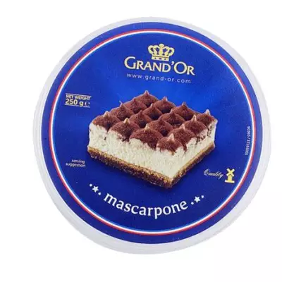 GRAND'OR Mascarpone Cheese- 250 Gm
