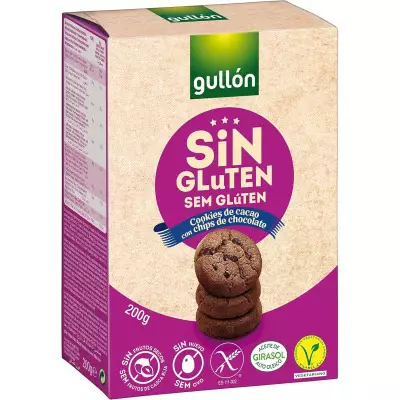Gullon Gluten Free Chocolate Chip Cookies-200g