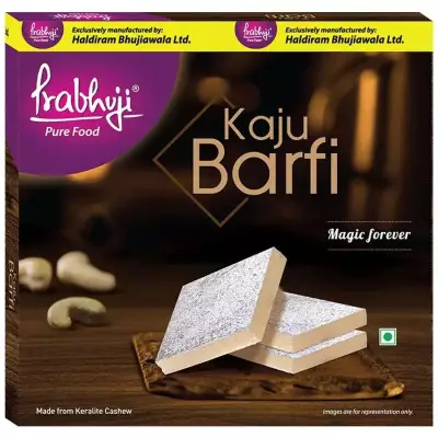 Haldiram's Prabhuji kaju Barfi- 250g
