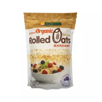 Health Paradise Organic Tender Rolled Oats- 500g