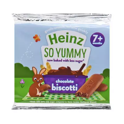 Heinz Biscotti Snack 7+Months, Chocolate - 60g