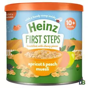 Heinz First Steps Apricot and Peach Muesli- From 10+ Month- 240gm- UK
