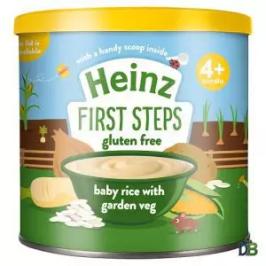 Heinz First Steps Baby Rice with garden veg- From 4+ Month- 240gm- UK