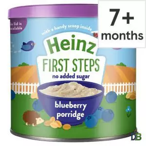 Heinz First Steps Blueberry Porridge- From 7+ Month- 240gm- UK