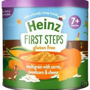 Heinz First Steps Multigrain With Carrot Sweetcorn and Cheese- From 7+ Month- 240gm- UK